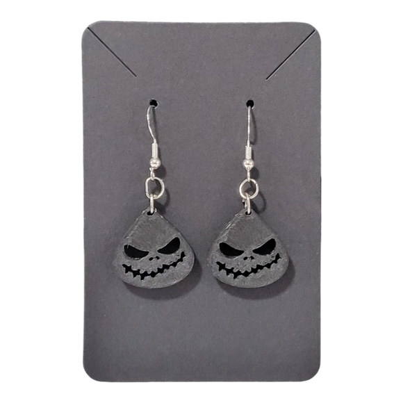 Custom 3D Jack Skellington Earrings Unique Design - Picture 2 of 3